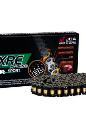 Cadena RK 428XRE/142 XW-Ring Negra (Enganche de clip) Liquidación